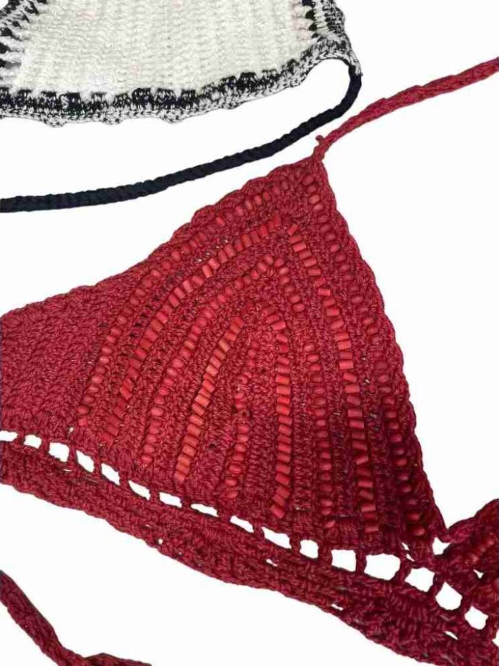 NWT Lot Of 2 Raga Boho Crochet/Halter Tops Women's Size Small - Picture 4 of 5